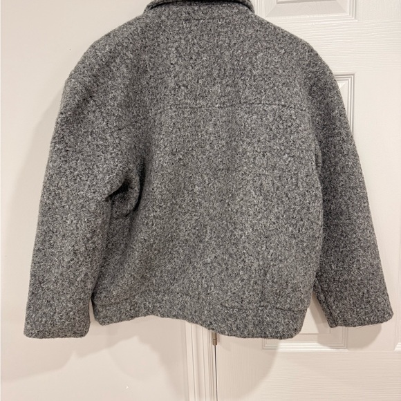 Mango Gray Teddy Jacket for Women - Picture 3 of 5